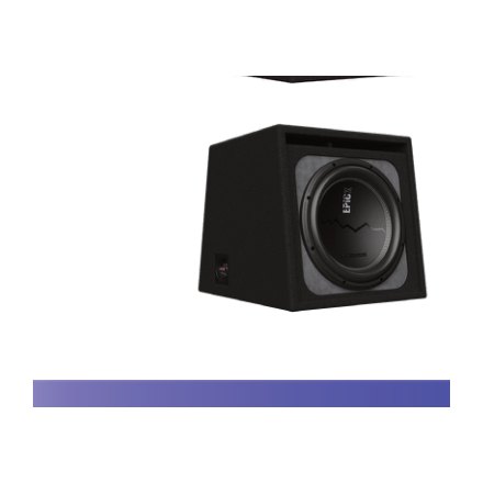AUDIOCONTROL GABINETE VENTILADO DE 12″ SERIE SPIKE - 500W RMS CON CAJA ORIGINAL. BOBINA SIMPLE DE 1 OHM · imagen 1