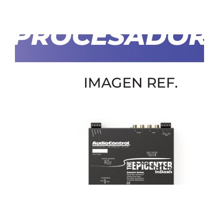 AUDIOCONTROL PROCESADOR Y RESTAURACION DE BAJOS IN DASH DIGITAL · imagen 1