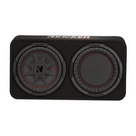 KICKER SUBWOOFER DE 10” COMPRT 400 W RMS DE 2 OHMIOS. CON RADIAL PASIVO & CAJA ACUSTICA · imagen 1