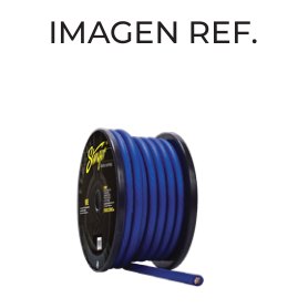 STINGER CABLE CORRIENTE COLOR AZUL #0 15M OFC. ULTRA FEXIBLE 100% COBRE BAÑADO EN ESTAÑO · imagen 1