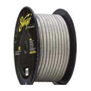 STINGER CABLE CORRIENTE COLOR TRANSPARENTE MATE #4 30M OFC. ULTRA FEXIBLE 100% COBRE BAÑADO EN ESTAÑO · imagen 1