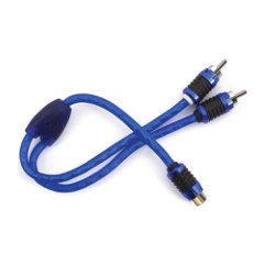 STINGER CABLE RCA “Y“6000 1 HEMBRA 2 MACHOS, TWISTED/DOBLE CORAZA PROTEC · imagen 1