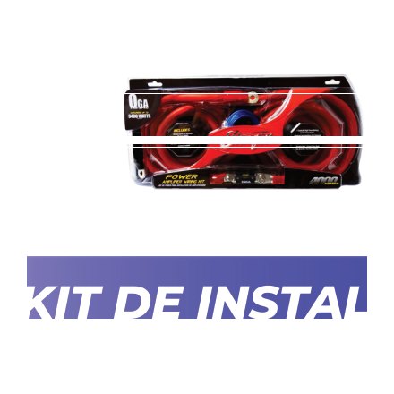 STINGER KIT DE INSTALACIÓN #0 100% COBRE ESTAÑADO 3400 VATIOS C/ PORTAFUSIBLE ANL SPD5201 SERIE 4000 SERIE 6000 · imagen 1